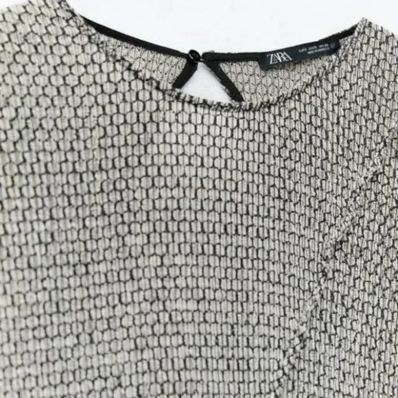 ZARA PRONOUNCED SEAM MIDI DRESS